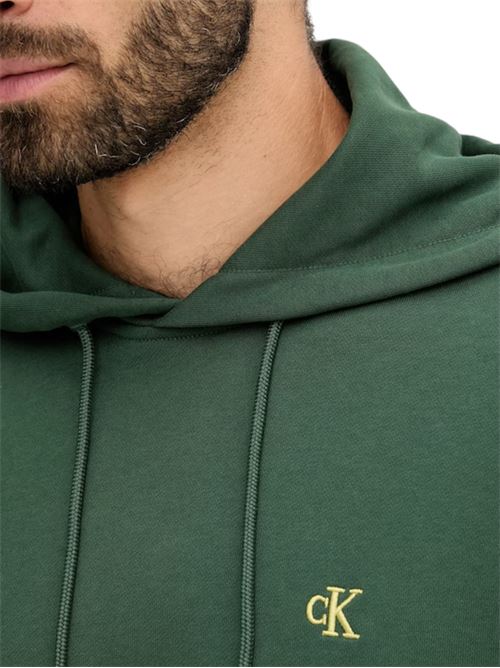 Felpa con cappuccio in cotone Calvin Klein Jeans | LV04RC297GLLG